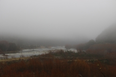 eigentlich sollte man hier schon die ersten Ausläufer der Südlichen Alpen sehen