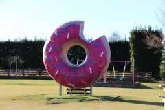 Donut in Springfield auf dem Weg zum Arthurs Pass