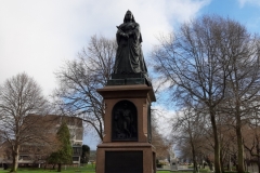 Spaziergang durch Christchurch - Denkmal für Queen Victoria: 1837 bis 1901 Königin des Vereinigten Königreichs von Großbritannien und Irland, ab dem 1. Mai 1876 trug sie als erste britische Monarchin zusätzlich den Titel Kaiserin von Indien