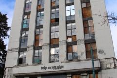 design & arts college- Gebäude darf nach dem Beben 2011 nicht mehr genutzt werden