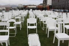 White chairs