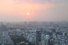 Sonnenuntergang in HCMC