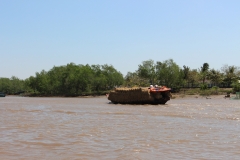 Heutransport auf dem Mekong