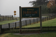 Eingang zur Alexander Farm & Hobbiton - das gesamte Filmset wurde auf privatem Gelände erbaut und wird heute inmitten des laufenden Farmbetriebes Touristen zugänglich gemacht