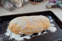 Heute das erste Mal Brot gebacken... Karottenbrot