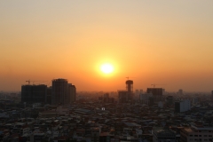 Sonnenuntergang in Phnom Penh