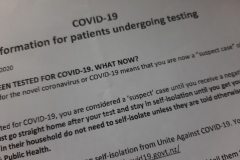 Ich bin ein suspect case.