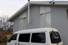 Bessie vor der sunday school