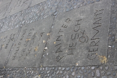 "Walk of fame" in Ubud